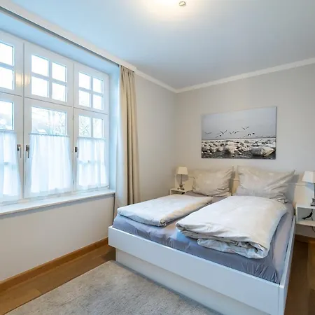 Villa Friedericia, Wohnung 3-Hochparterre Links Wyk auf Föhr Buitenkant foto