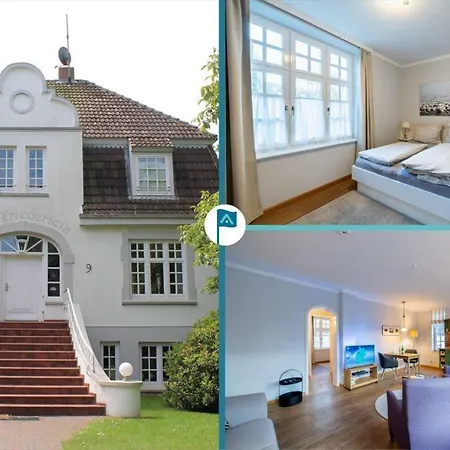 Villa Friedericia, Wohnung 3-Hochparterre Links Wyk auf Föhr Buitenkant foto